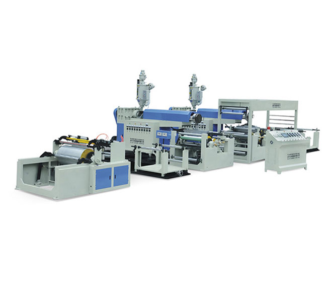 HL-B系列雙螺桿雙光面擠出淋膜復合機組（雙主機）