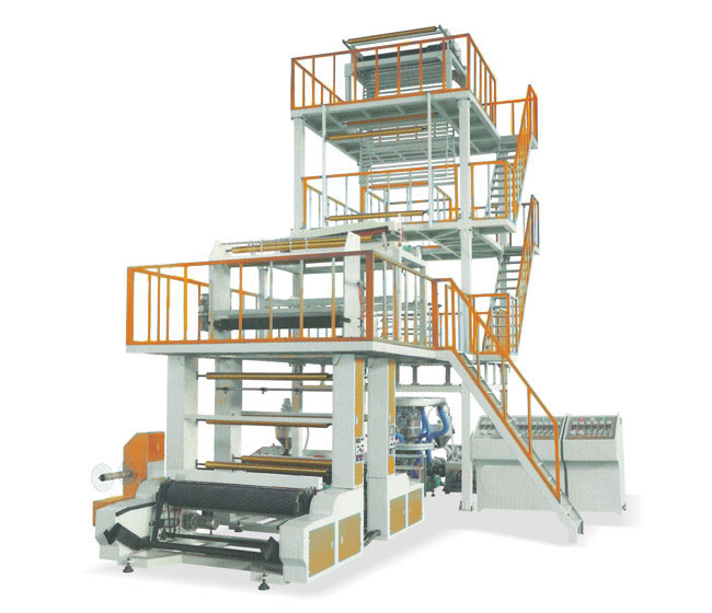 三層共擠旋轉機頭吹膜機