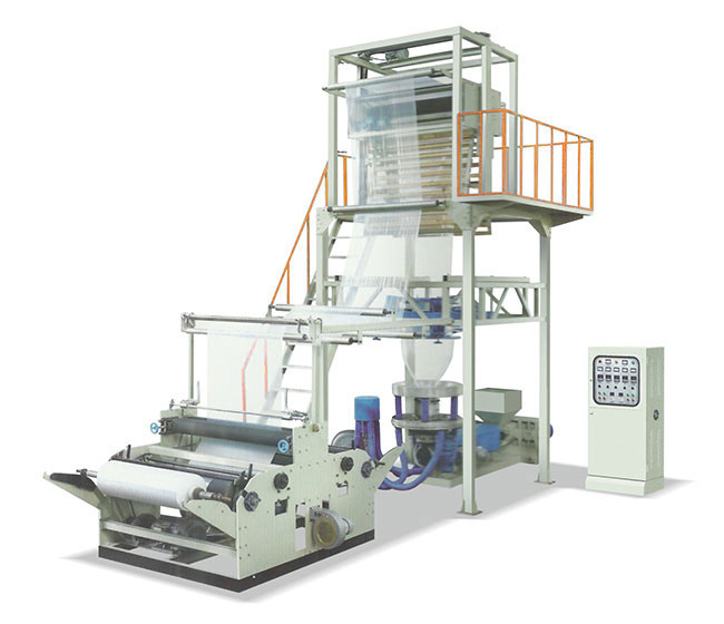 升降旋轉機頭吹膜機（PE熱收縮膜吹膜機）